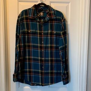 Timberland Plaid Button-Up Shirt